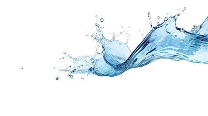 water liquid splash isolated on white background includes clipping path, transparent background