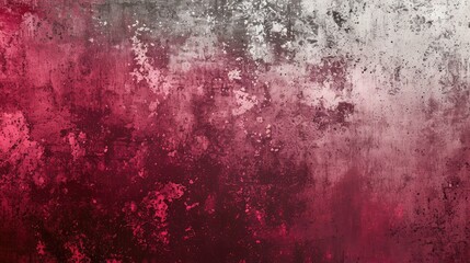 Grunge Background Texture in the Style Wine Red and Silver - Amazing Grunge Wallpaper created with Generative AI Technology