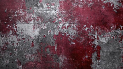 Grunge Background Texture in the Style Wine Red and Silver - Amazing Grunge Wallpaper created with Generative AI Technology