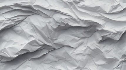 Generative AI Crinkled and wrinkled paper texture.