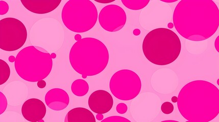 Abstract Background of minimalistic Circles in hot pink Colors. Artistic Wallpaper