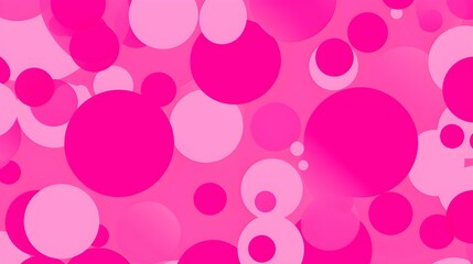 Abstract Background of minimalistic Circles in hot pink Colors. Artistic Wallpaper
