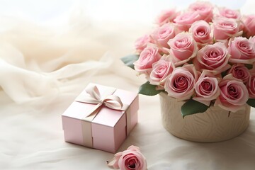 elegant-pink-gift-and-rose-bouquet