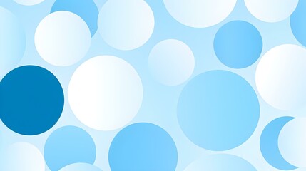 Abstract Background of minimalistic Circles in light blue Colors. Artistic Wallpaper
