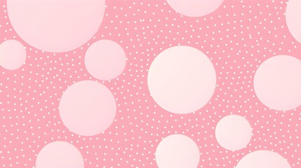 Abstract Background of minimalistic Circles in light pink Colors. Artistic Wallpaper
