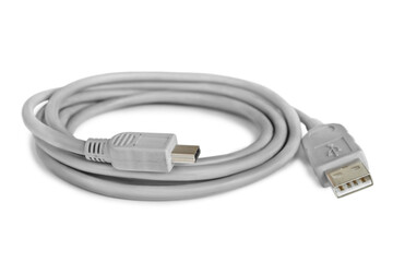 Micro USB cable isolated