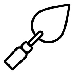 Screper icon or logo illustration outline black style