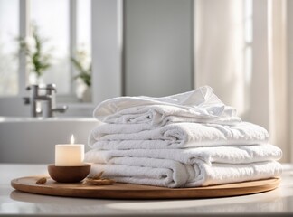 Fototapeta na wymiar towels in a room
