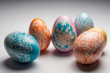 Beautiful Intricately Detailed Painted Easter Eggs