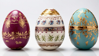 Beautiful Intricately Detailed Painted Easter Eggs