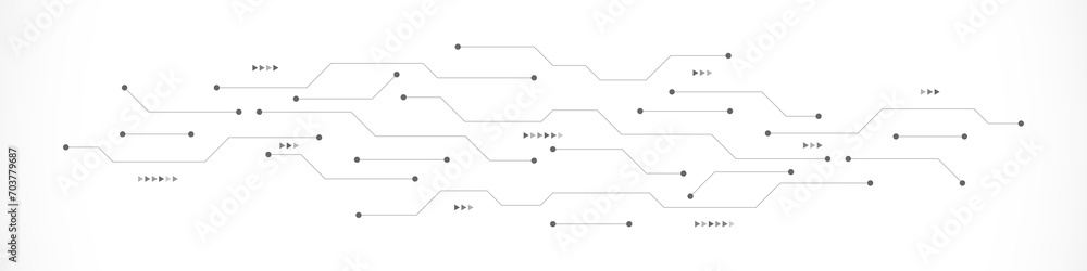 Poster circuit board texture with communication technology concept