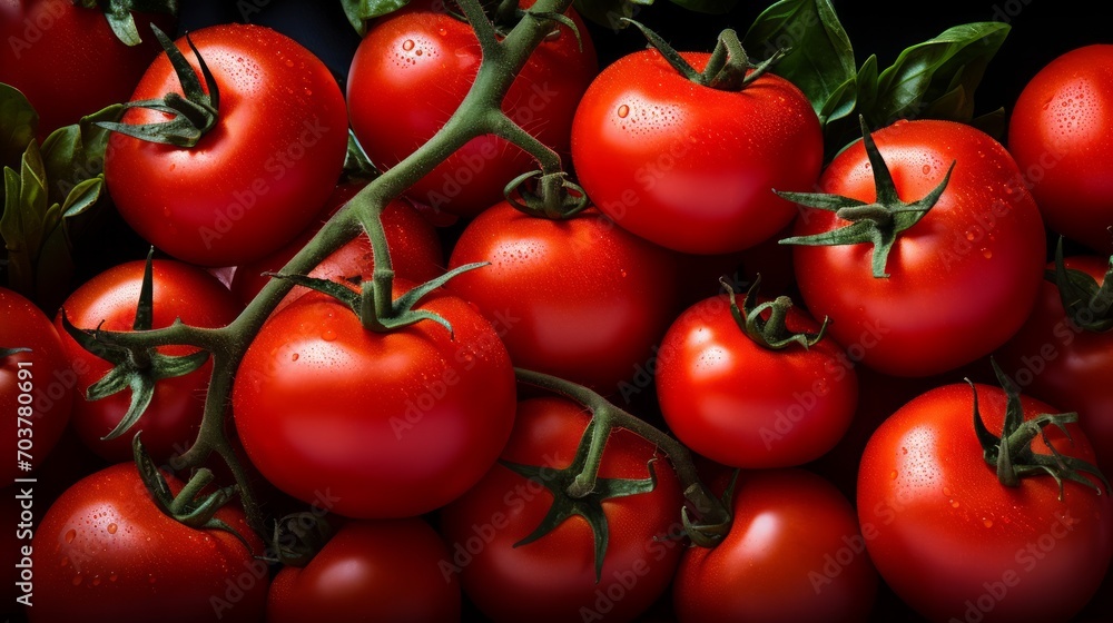 Poster generative ai tomato background