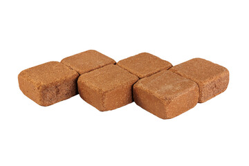 Sidewalk stone. Paving slabs Isolated white background. Full depth of field. Concept for advertising and design.