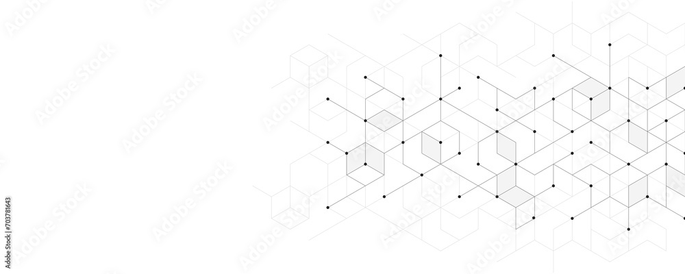 Aufkleber abstract pattern with simple geometric figures and dots