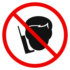 No Phone Sign