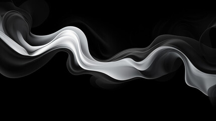 black and white neon cloud of smoke.