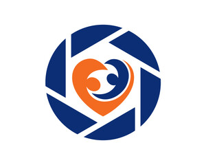 Obraz premium family photography logo