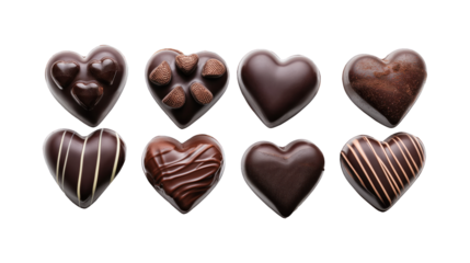 heart shaped decorative valentines chocolates 