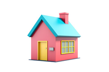 Tiny house Isolated on transparent background