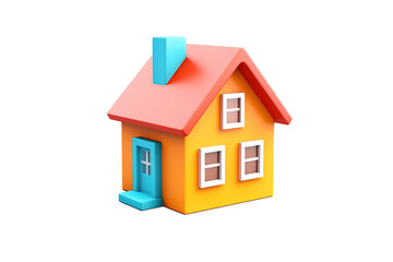 Tiny house Isolated on transparent background