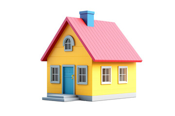 Tiny house Isolated on transparent background