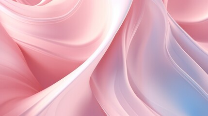 Soft breezes create calming rhythms in the close-up view of a wavy rose leaf, where its fluid and flowing forms bring serenity
