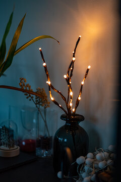 candles on the table