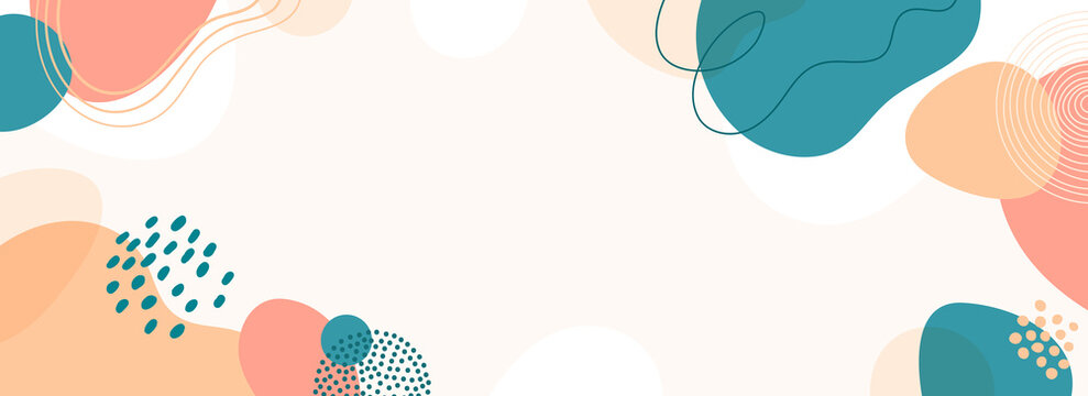 Design banner frame background .Colorful poster background vector illustration.Exotic plants, branches,art print for beauty, fashion and natural products,wellness, wedding and event.