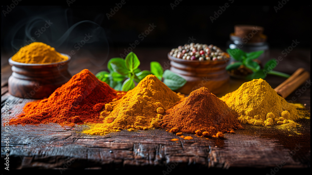 Poster spices and herbs