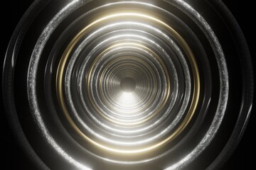 abstract background. multicolored tunnel on a dark background. 3d render. illustration