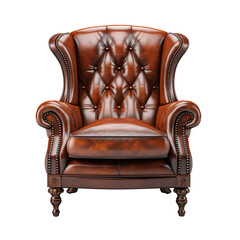 Armchair isolated on transparent background