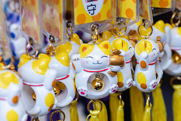 日本のお土産　招き猫　お土産　キーホルダー