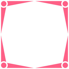 pink picture frame element