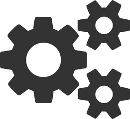 gears icon | Setting icon, Gear connection icon in vector