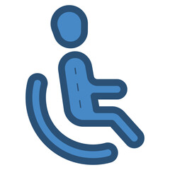 handicapped sign icon