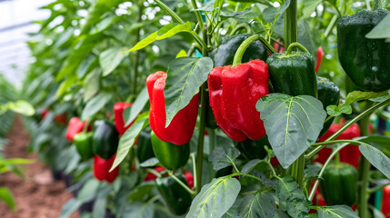 red tulip in the garden