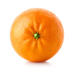 Tangerine, mandarin or clementine on white background