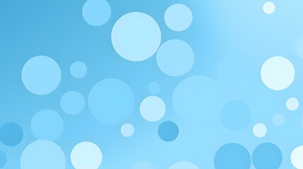 Abstract Background of minimalistic Circles in sky blue Colors. Artistic Wallpaper