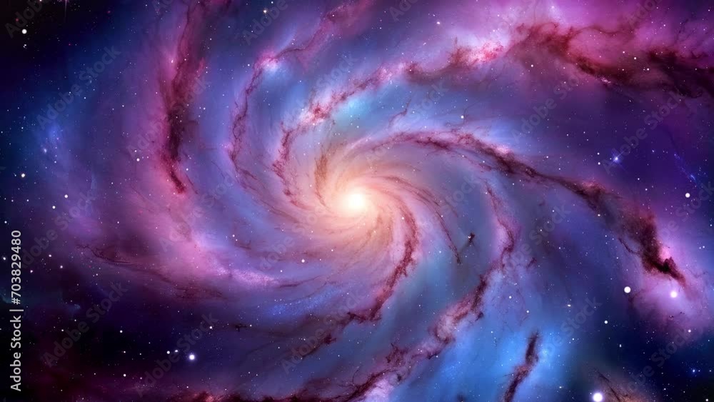 Wall mural spiral galaxy background created with some elements made with generative ai