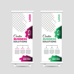 Best creative rollup banner design templet Business roll up banner