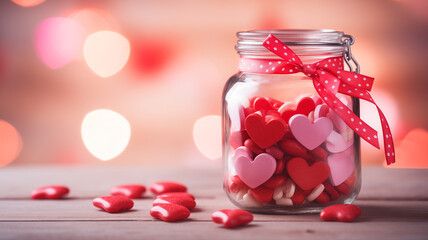 Valentine's Day on a Budget: Affordable and Thoughtful Ways to Celebrate. - obrazy, fototapety, plakaty