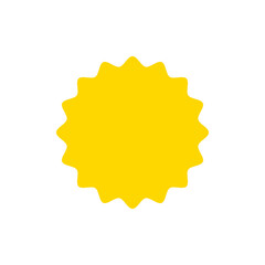 Gold color stamp badge png label blank sticker