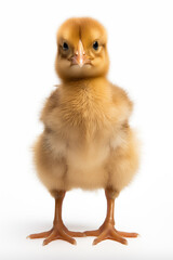 Fototapeta premium Baby chicken isolated on white background.