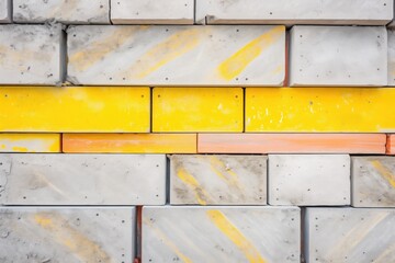 textured concrete block stack close-up