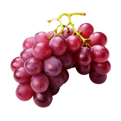 Fototapeta premium Grapes isolated on transparent background