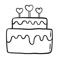 birthday cake with love