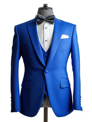 Blue Clothing Casual, Suit Jacket Suit and Tuxedo On Transparent Background