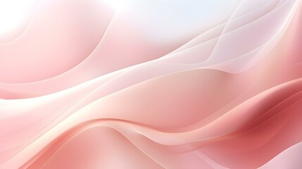 Obraz premium Dynamic Vector Background of transparent Shapes in blush and white Colors. Modern Presentation Template