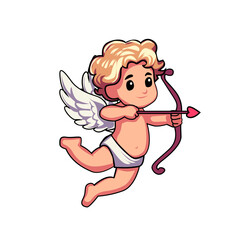cupid with heart