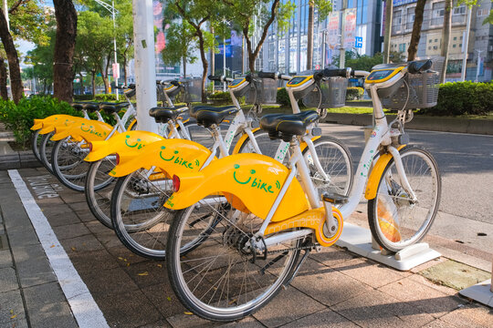 台湾のシェアサイクル YouBike（2023年2月11日）